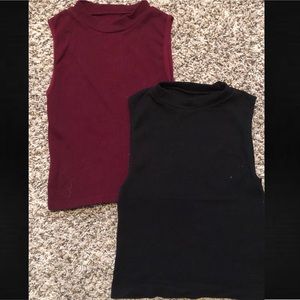 High Neck Sleeveless Tank Bundle